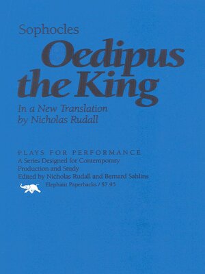 cover image of Oedipus the King